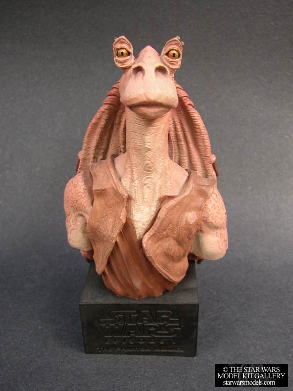 Jarjar BlinksStar wars 3d model, Statue