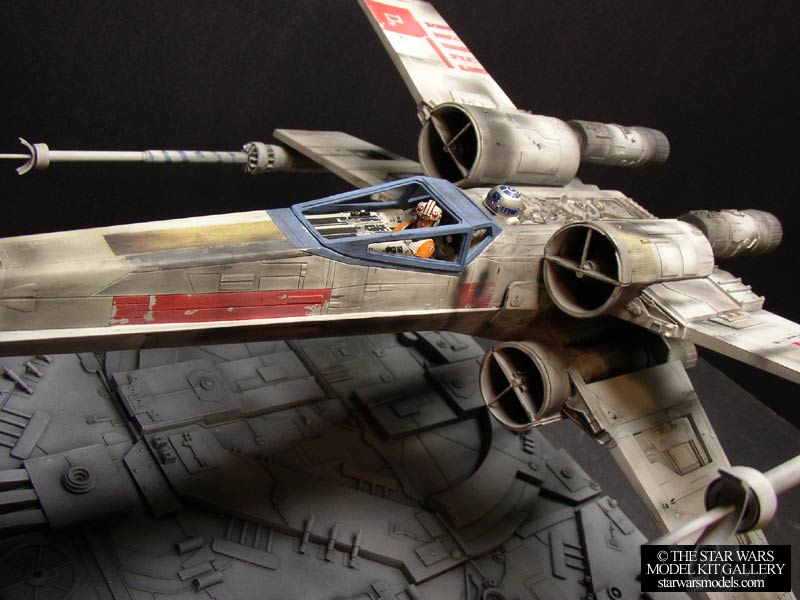 x wing fighter model kit