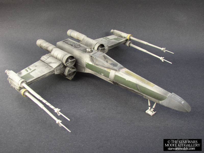 MIB 1995 AMT ERTL 8788 Star Wars X-wing Fighter Flight Display Plastic Model Kit for sale online 