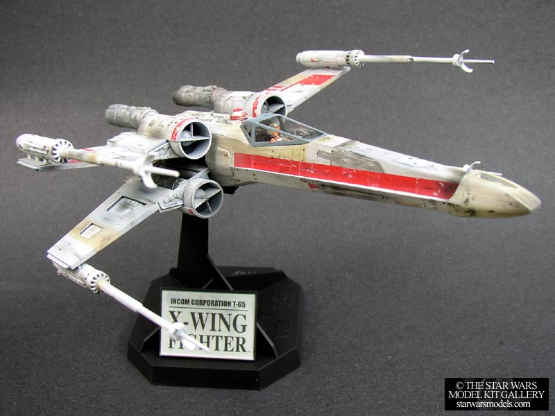 x wing fighter model kit