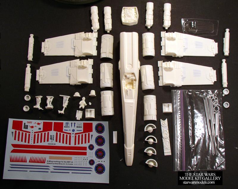 x wing model kit 1 48